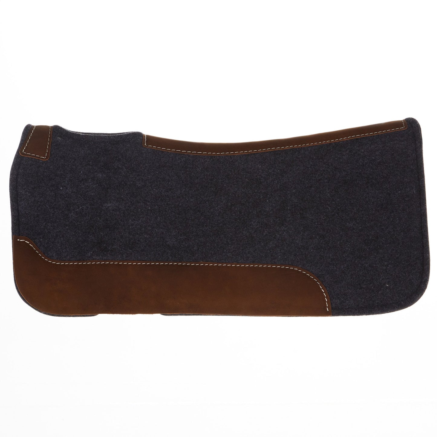 Tapis de selle profilé en feutre gris 1 pouce 32x32