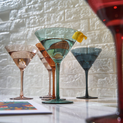 Tonal Martini Cocktail Glassware Set of 6