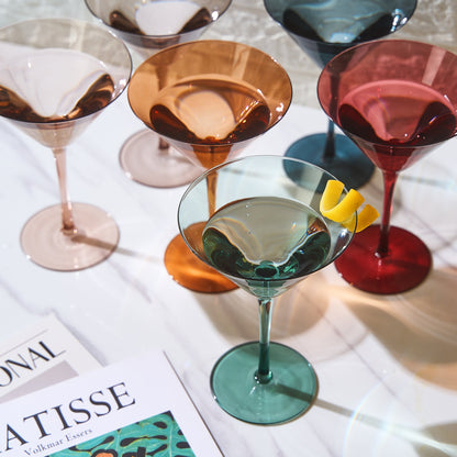 Tonal Martini Cocktail Glassware Set of 6