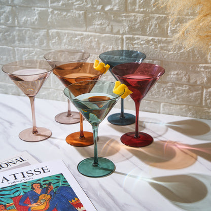 Tonal Martini Cocktail Glassware Set of 6
