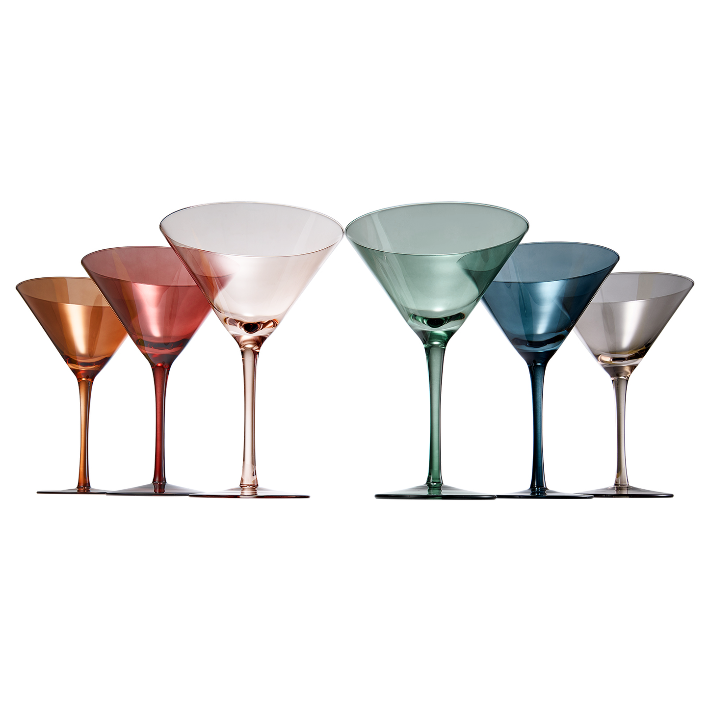 Tonal Martini Cocktail Glassware Set of 6