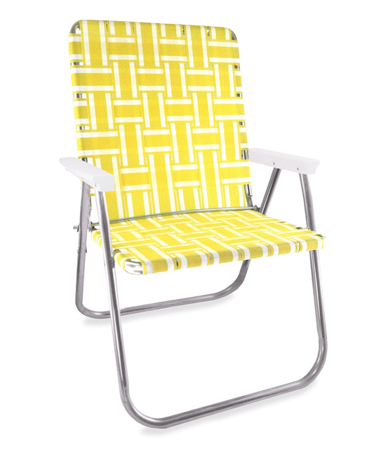 Yellow and White Stripe Magnum Chair - Tampa Home & Garden Store