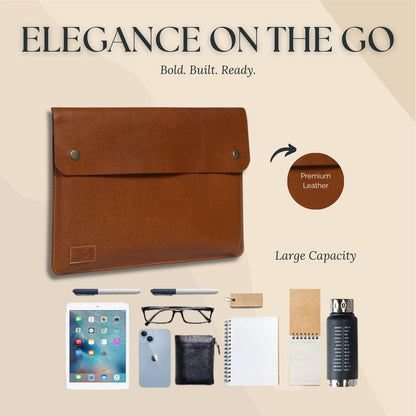 MacBook Leather Laptop Sleeve - Tampa Home & Garden Store