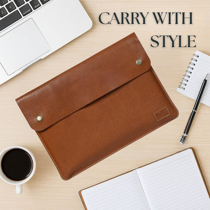 MacBook Leather Laptop Sleeve - Tampa Home & Garden Store