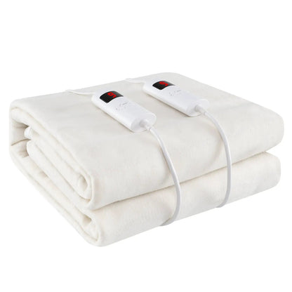 Electric Heated Mattress Pad Dual Controllers