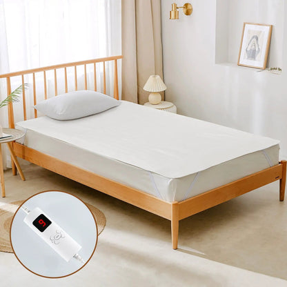 Electric Heated Mattress Pad Dual Controllers