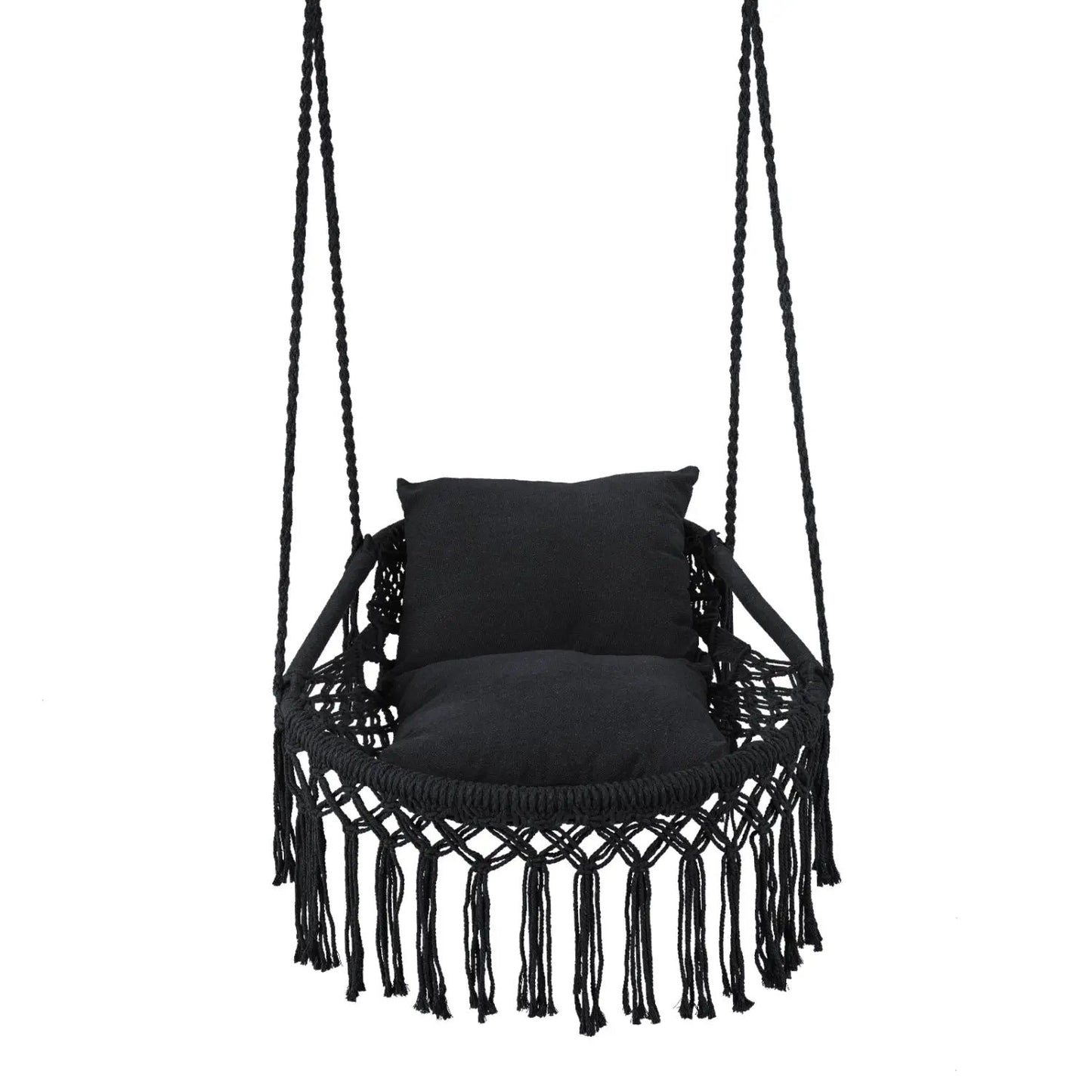 Macrame Swing Chair Hammock Chair with Cushions