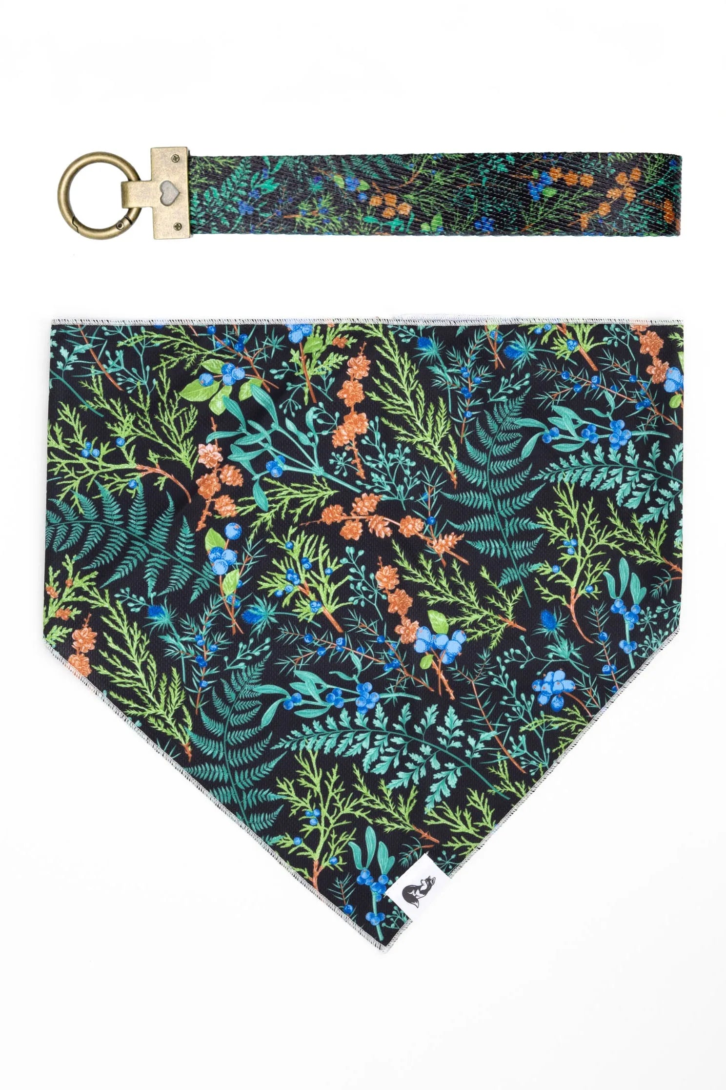 Magical Fern Forest Dog Bandana & Matching Keychain - Tampa Home & Garden Store