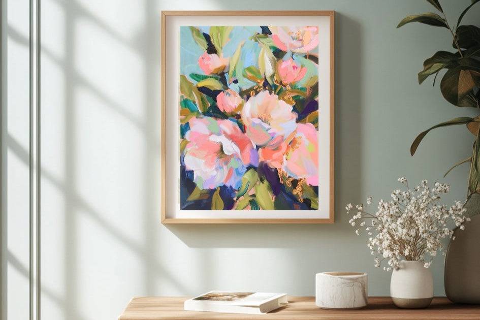 Lámina artística Magia en el Jardín – Decoración de pared encantadora y serena