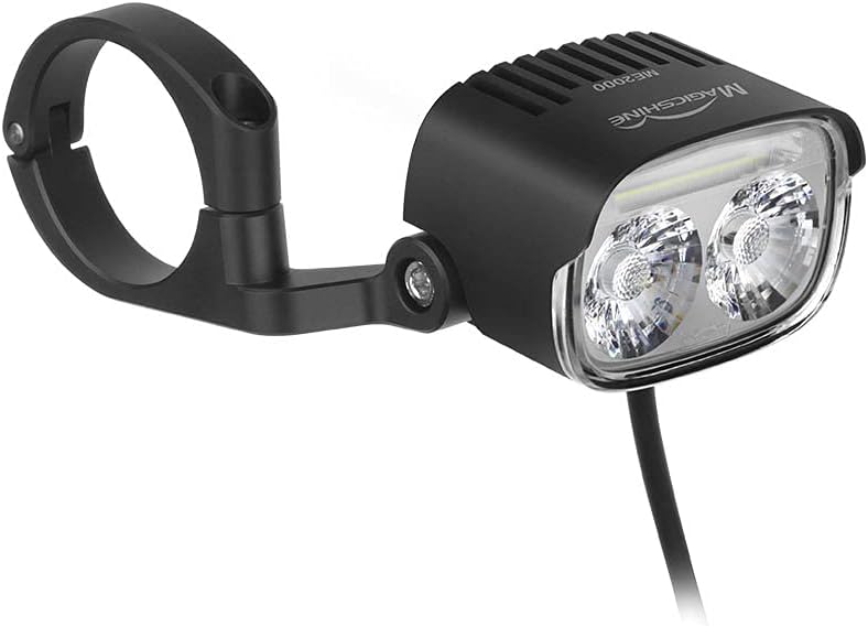 Magicshine E-Bike Headlight ME 2000, 2000 Lumens of Max Verified Output, DRL, Side Lighting, Auto Adapts to E-Bike Output 6-12V, Compatible with Shimano, Yamaha, Brose and Bosch - Tampa Home & Garden Store