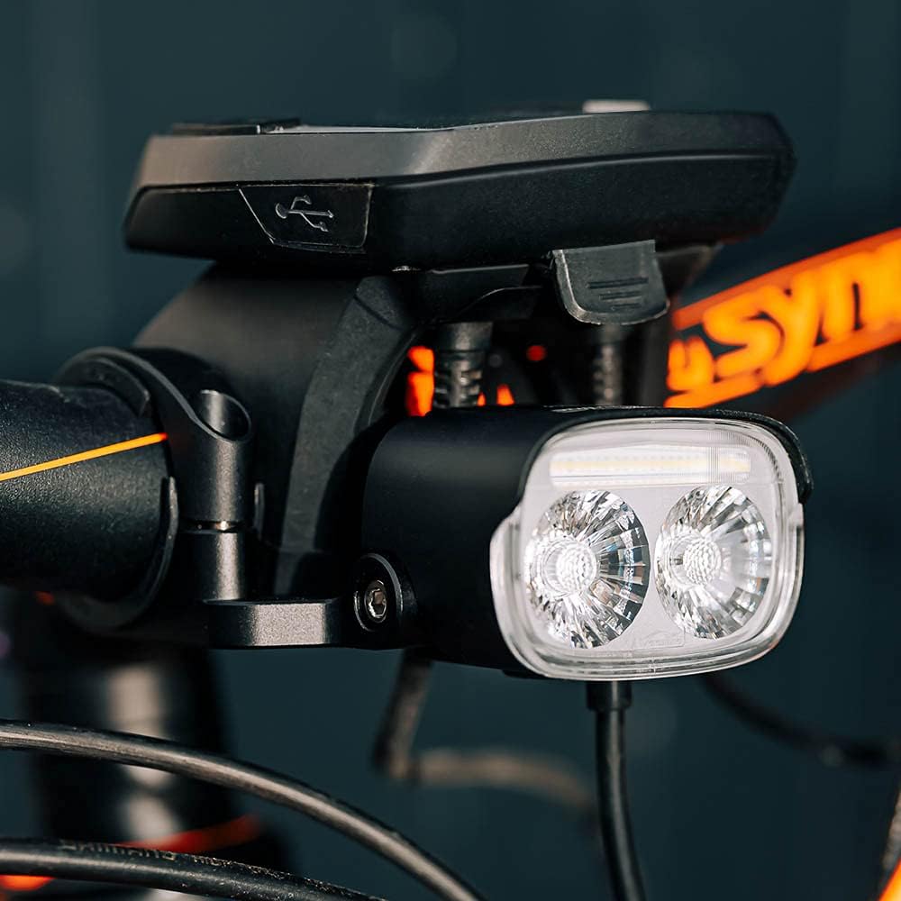 Magicshine E-Bike Headlight ME 2000, 2000 Lumens of Max Verified Output, DRL, Side Lighting, Auto Adapts to E-Bike Output 6-12V, Compatible with Shimano, Yamaha, Brose and Bosch - Tampa Home & Garden Store