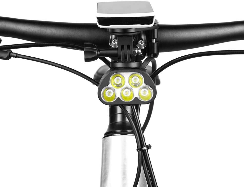 Magicshine Monteer 3500S Nebula Mountain Bike Light, 3500 lumens max Actual Output, 1800 Lumen Flood,1400 Lumen spot, 5200 mAh USB Rechargeable Battery Pack, IPX5 Water Resistent MTB Helmet Light - Tampa Home & Garden Store