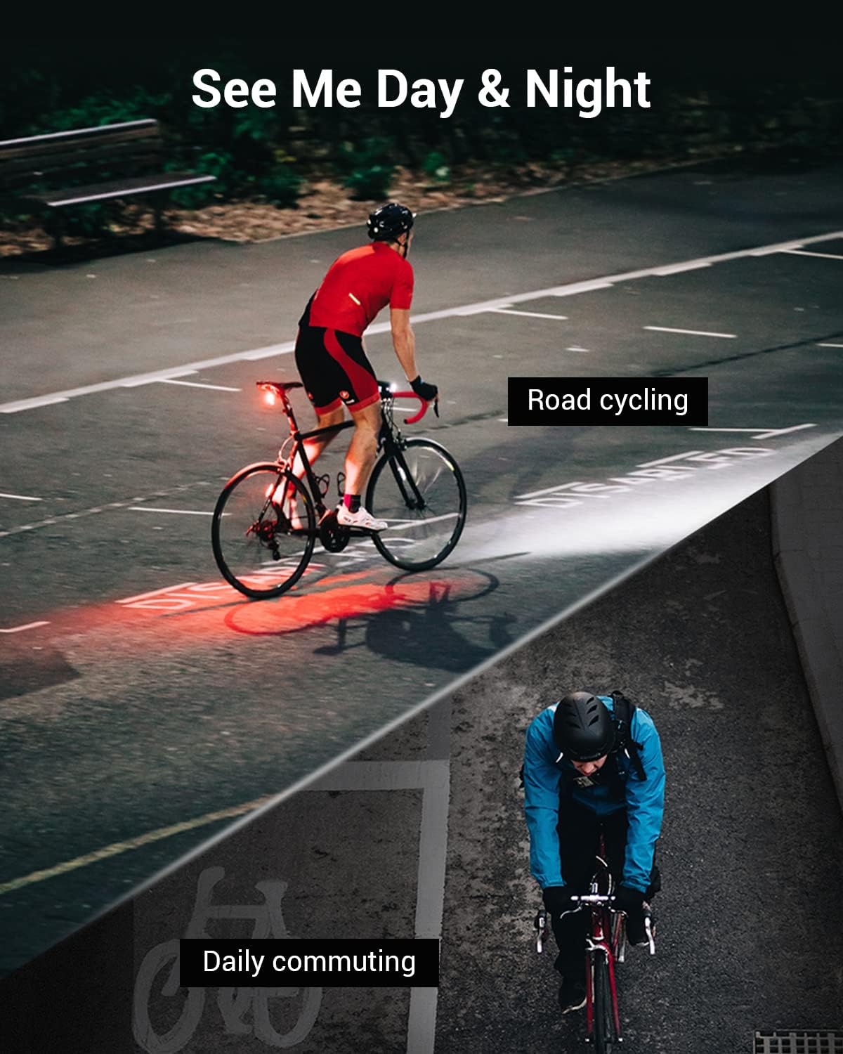 Magicshine SEEMEE 200 Rechargeable Bike Tail Lights,200 Lumens Max Output,360° Visibility Bicycle Lights, Smart Brake Sensor IPX6 Waterproof Rear Bike Lights 5 Modes for Road Urban Cyclists - Tampa Home & Garden Store