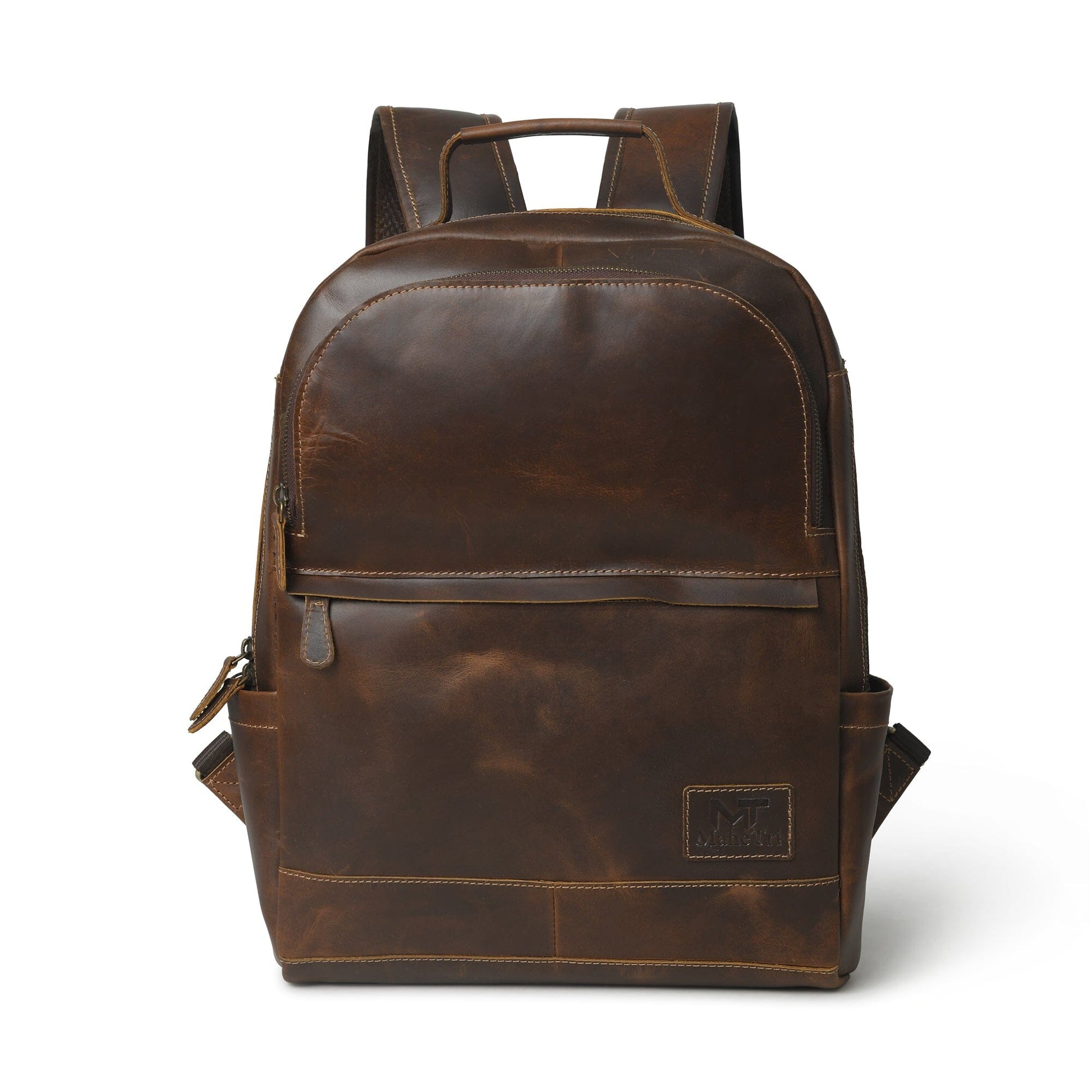 MaheTri Cambridge Unisex Buffalo Leather Backpack - Tampa Home & Garden Store