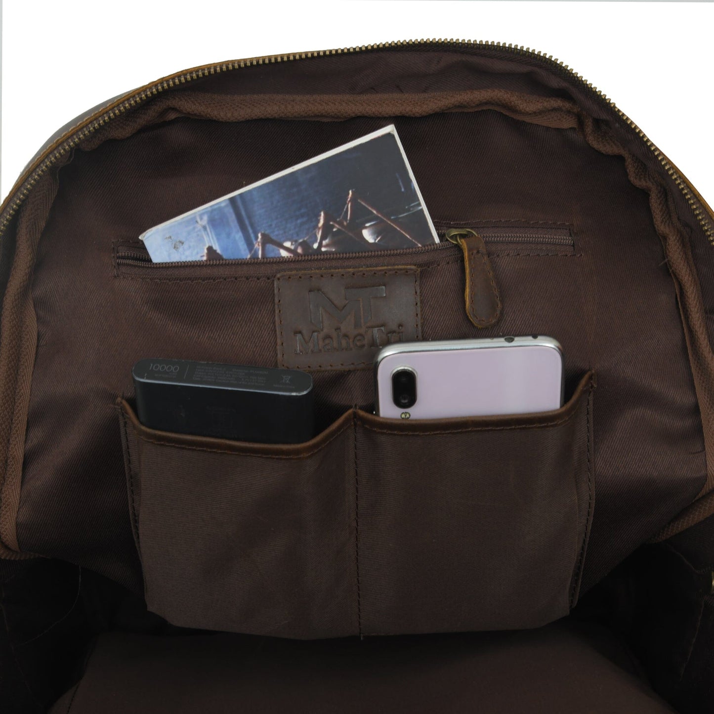 MaheTri Cambridge Unisex Buffalo Leather Backpack - Tampa Home & Garden Store