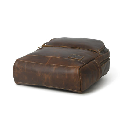 MaheTri Cambridge Unisex Buffalo Leather Backpack - Tampa Home & Garden Store