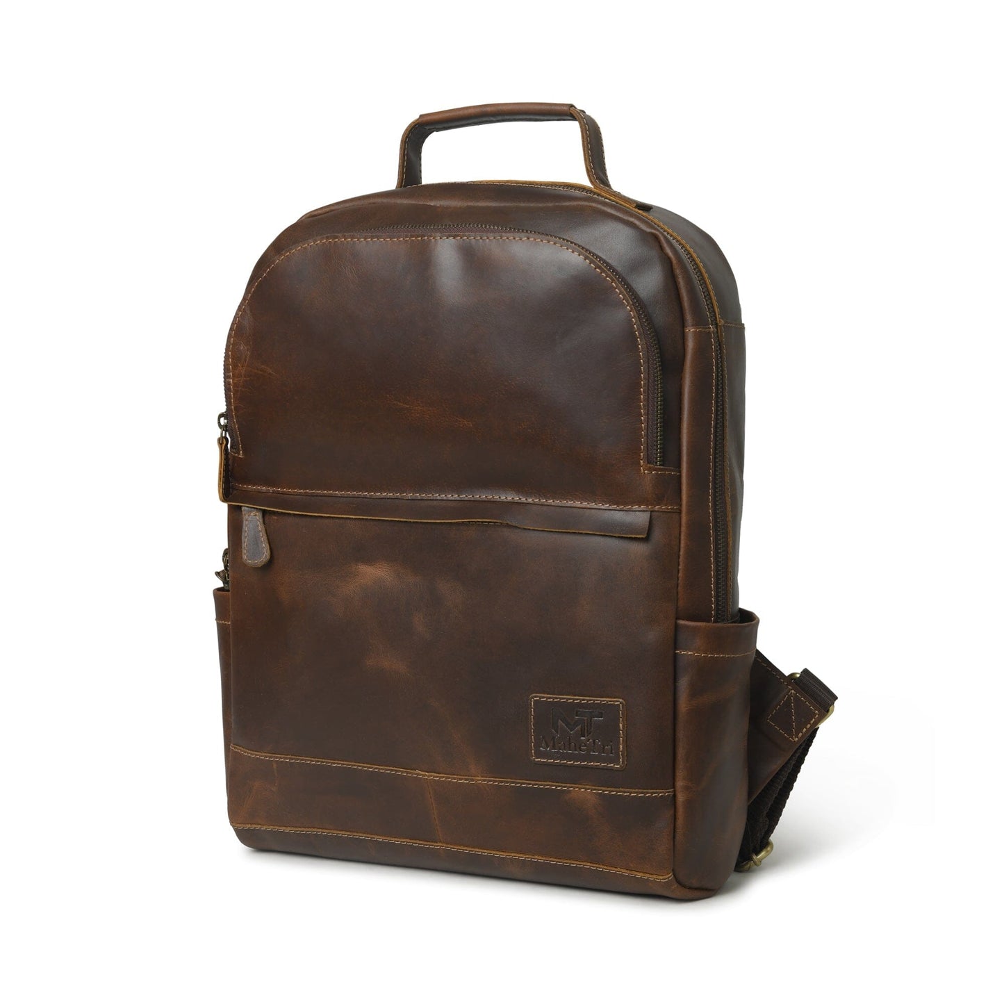 MaheTri Cambridge Unisex Buffalo Leather Backpack - Tampa Home & Garden Store