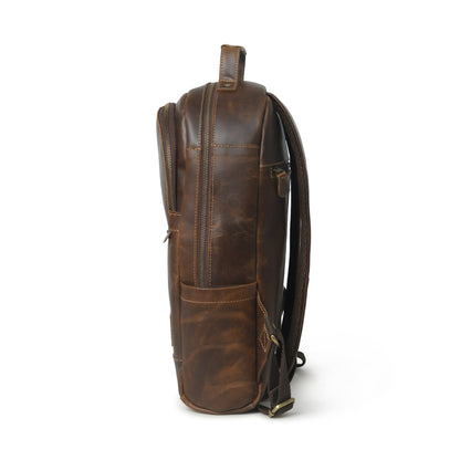 MaheTri Cambridge Unisex Buffalo Leather Backpack - Tampa Home & Garden Store