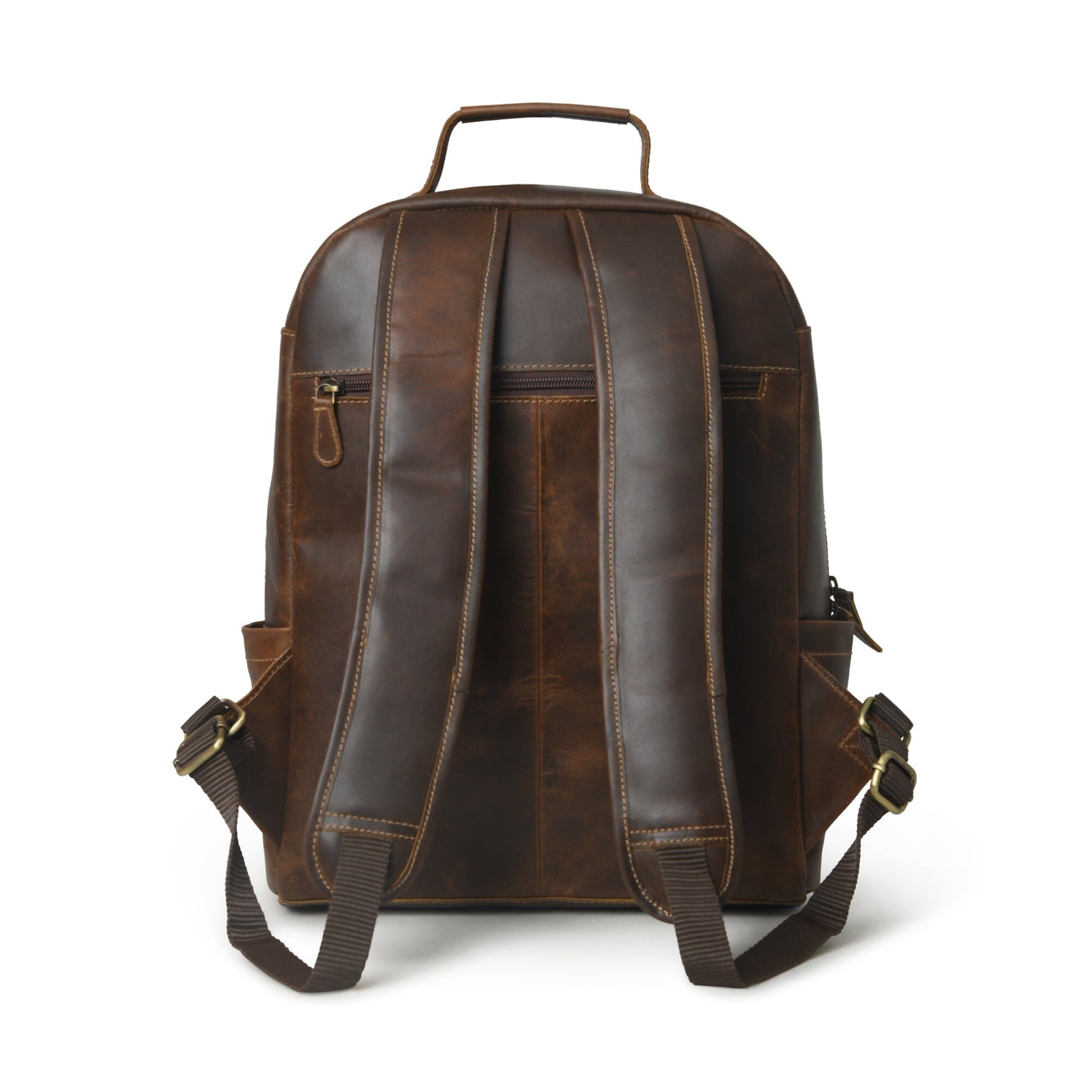 MaheTri Cambridge Unisex Buffalo Leather Backpack - Tampa Home & Garden Store