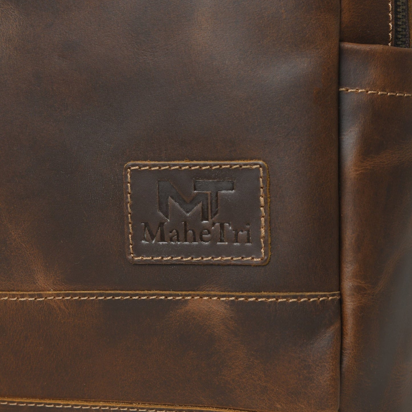 MaheTri Cambridge Unisex Buffalo Leather Backpack - Tampa Home & Garden Store