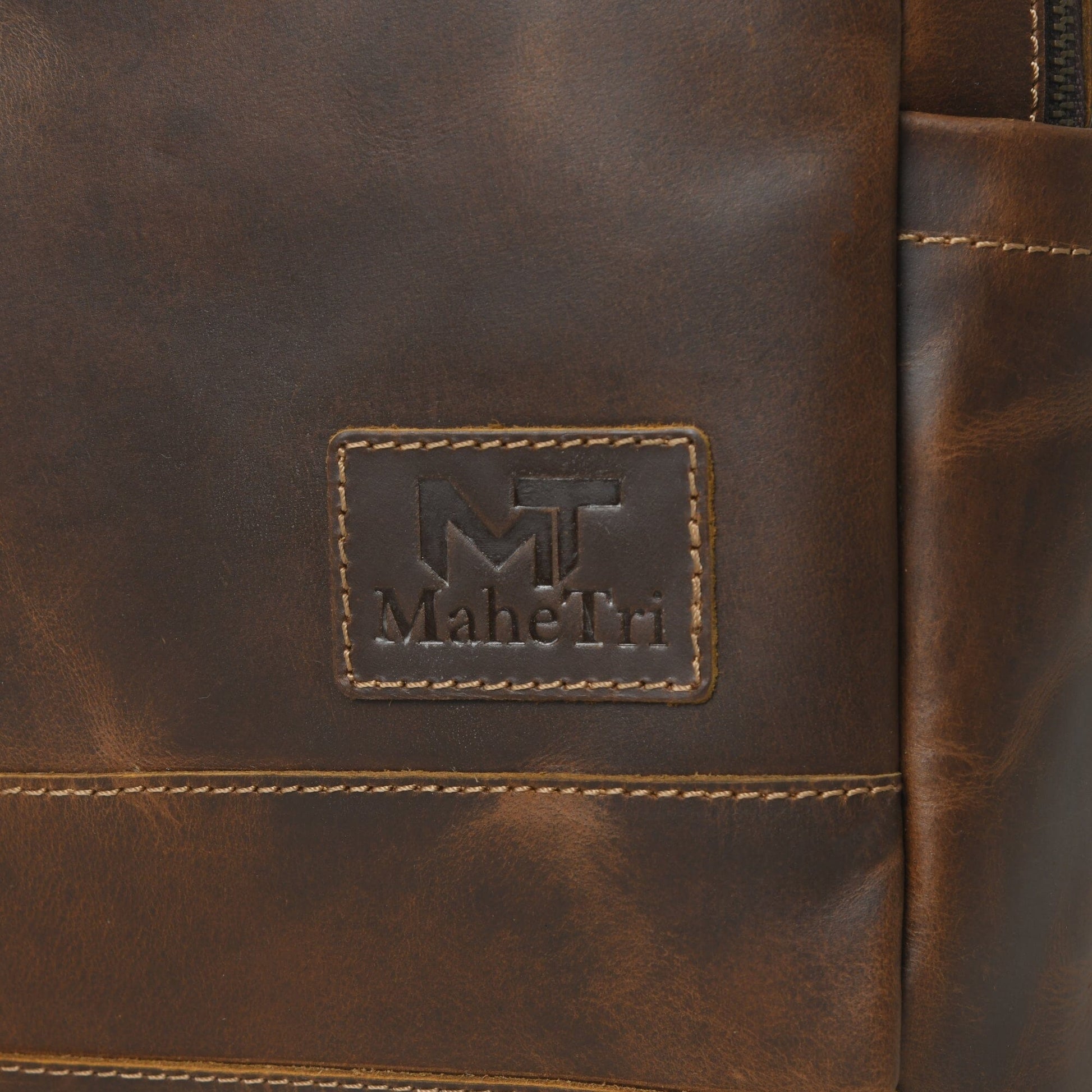 MaheTri Cambridge Unisex Buffalo Leather Backpack - Tampa Home & Garden Store