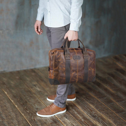 MaheTri Jefferson Briefcase - Tampa Home & Garden Store