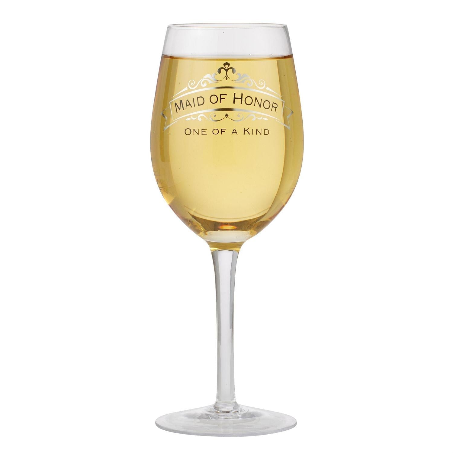 Maid of Honor Wine Glass - Tampa Home & Garden Store