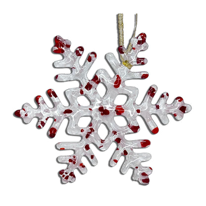 Copo de Nieve de Cristal Hecho a Mano - Wanda's Candy Cane - de studioTica