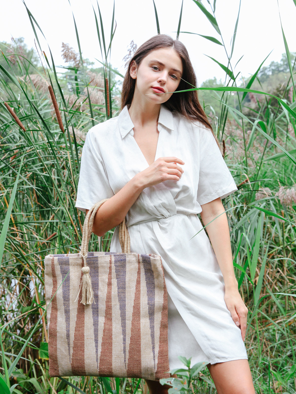 Maja Jute Tote Bag - Tampa Home & Garden Store