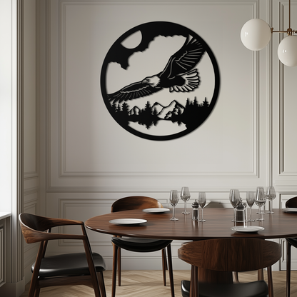 Majestic Eagle Metal Wall Art - Nature-Inspired Decor - KAF201 - Tampa Home & Garden Store