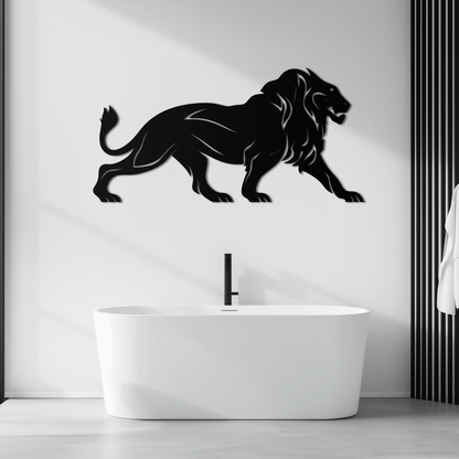 Majestic Lion Wall Art - Steel Wall Decor for Home and Office -KAF002 - Tampa Home & Garden Store