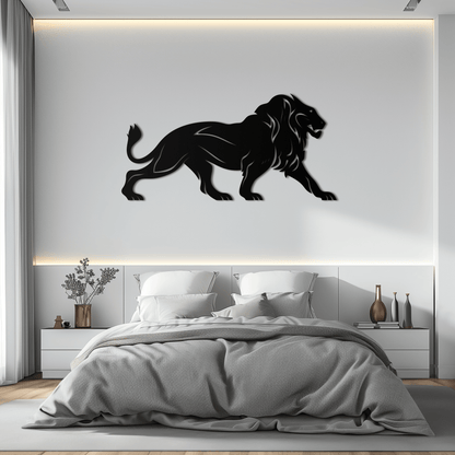 Majestic Lion Wall Art - Steel Wall Decor for Home and Office -KAF002 - Tampa Home & Garden Store
