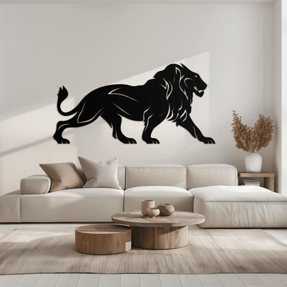 Majestic Lion Wall Art - Steel Wall Decor for Home and Office -KAF002 - Tampa Home & Garden Store