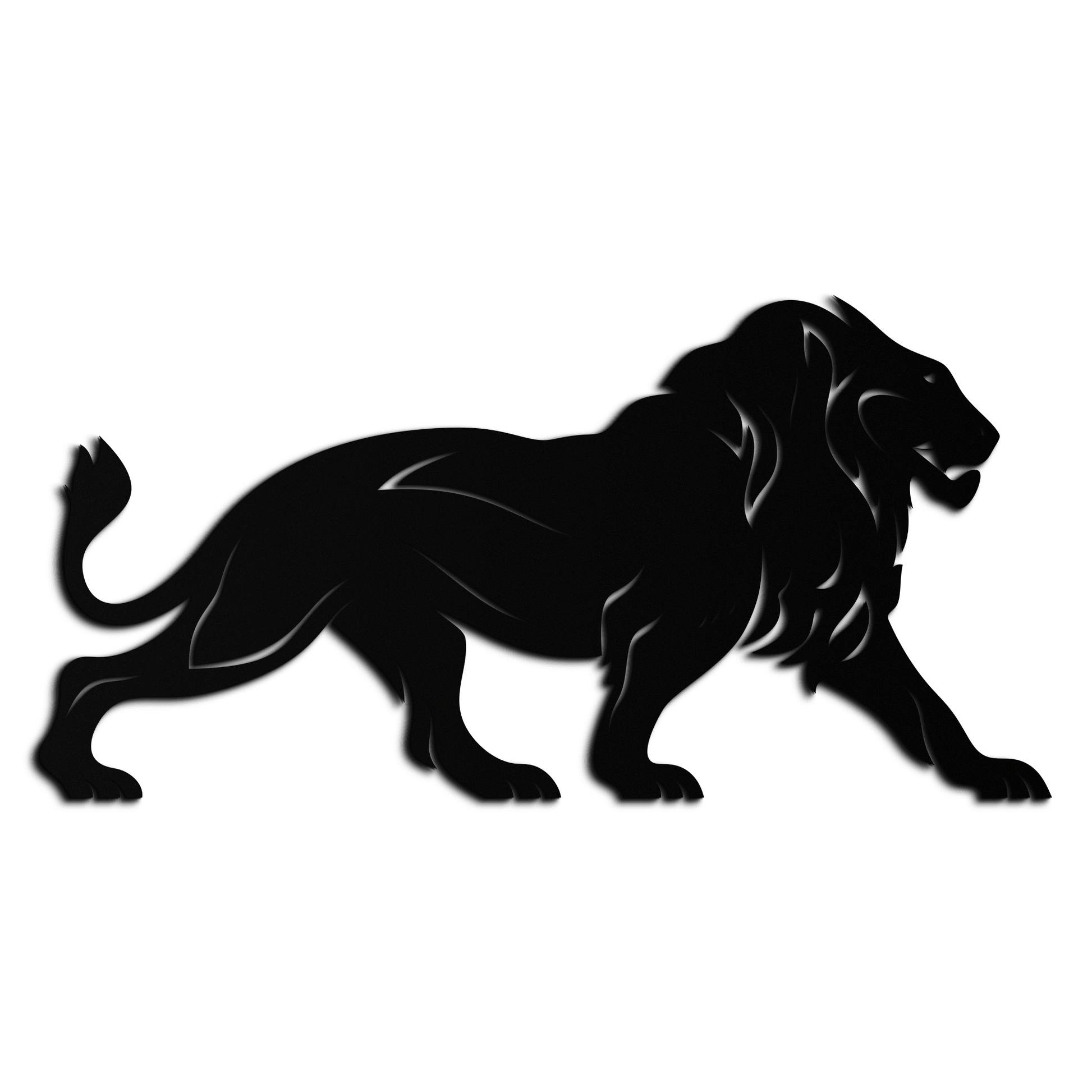 Majestic Lion Wall Art - Steel Wall Decor for Home and Office -KAF002 - Tampa Home & Garden Store