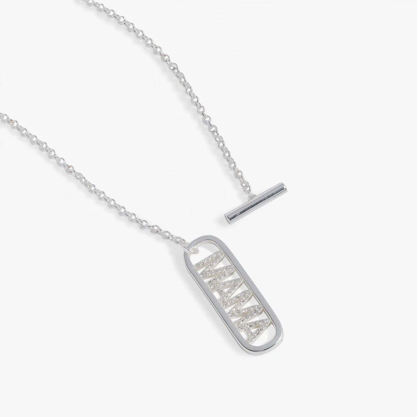 Mama Toggle Pendant Necklace for Double Wrap