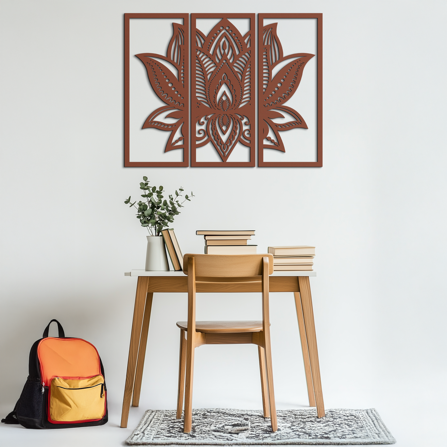 Mandala Lotus Metal Wall Art - Elegant & Spiritual Home Decor - KAF148 - Tampa Home & Garden Store