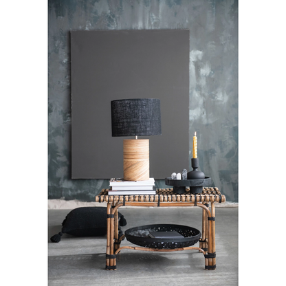 Mango Wood Taper Candle Holder, Black - Tampa Home & Garden Store