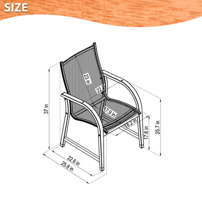 Rinjani rectangular dining table with six Manhattan black armchairs LifestyleGarden US blueprint on Tampa Home & Garden Store