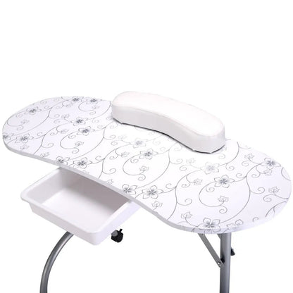 Foldable Manicure Table With Wrist Cushion