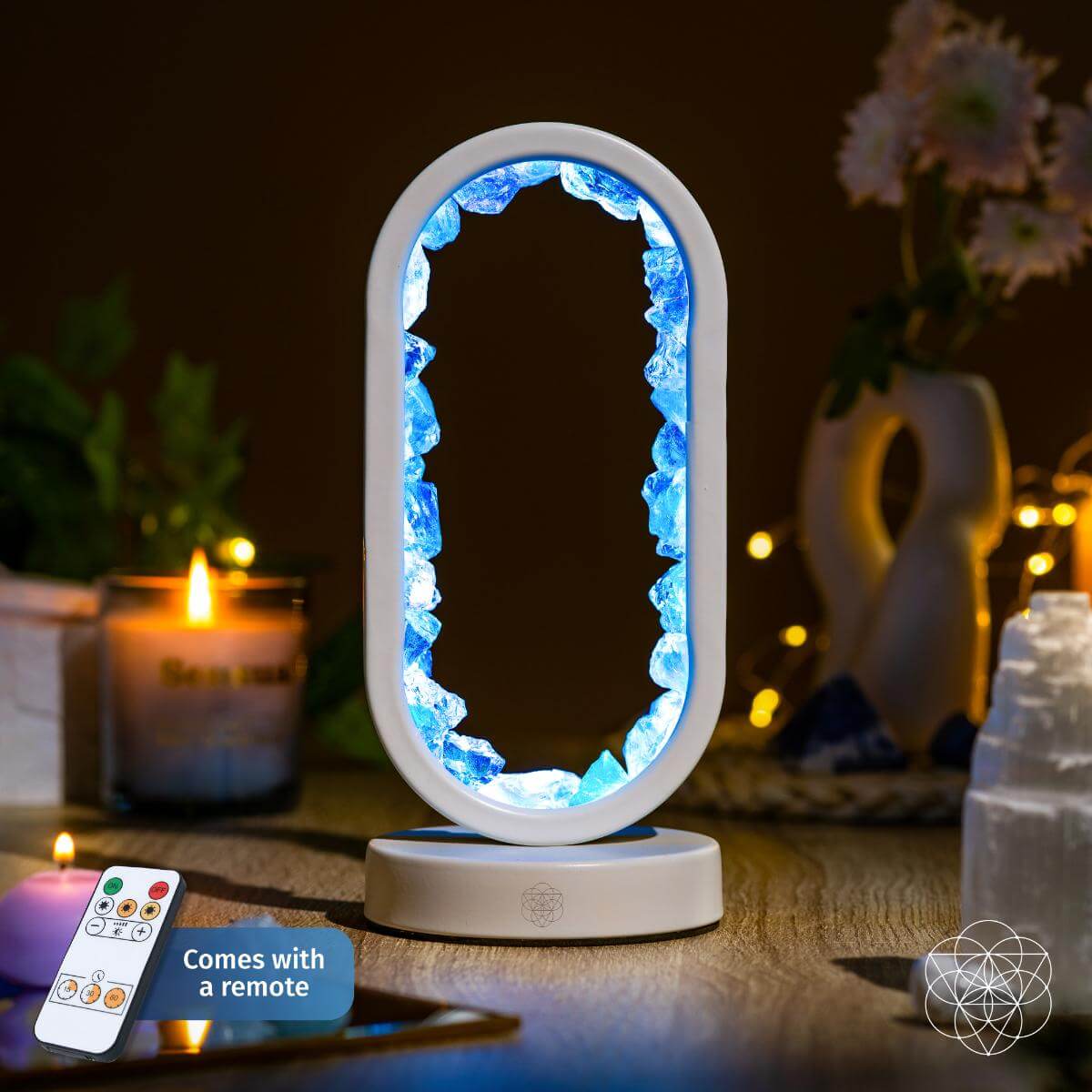 Manifest Success - Clear Quartz Lamp of Achievement - Tampa Home & Garden Store