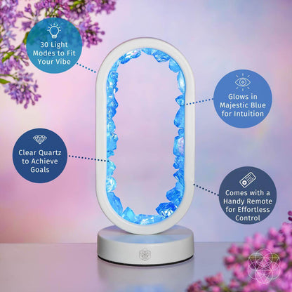 Manifest Success - Clear Quartz Lamp of Achievement - Tampa Home & Garden Store