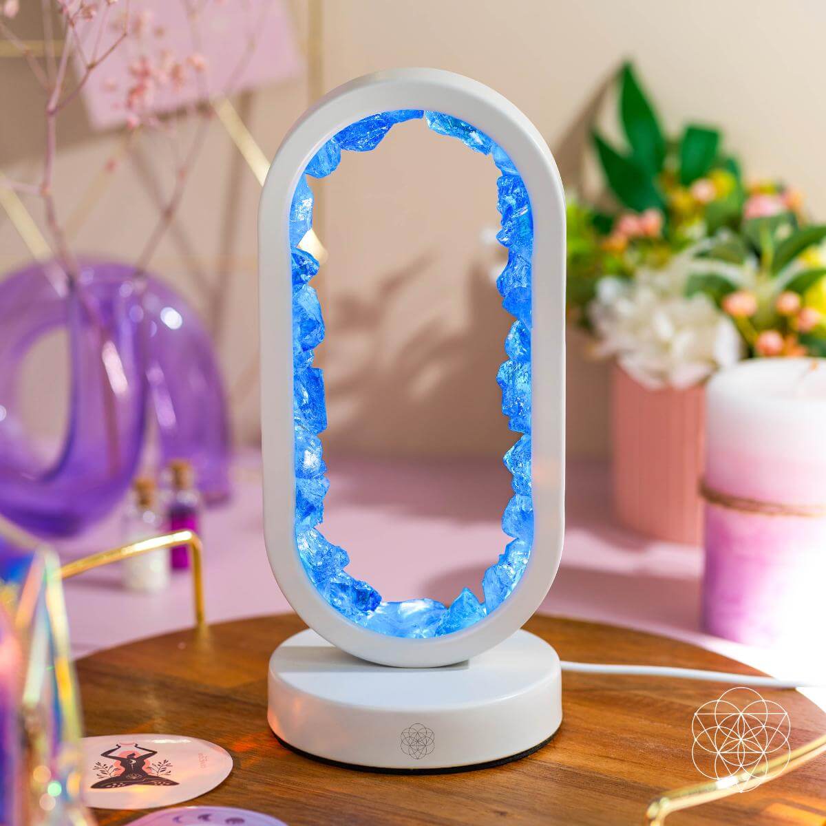 Manifest Success - Clear Quartz Lamp of Achievement - Tampa Home & Garden Store