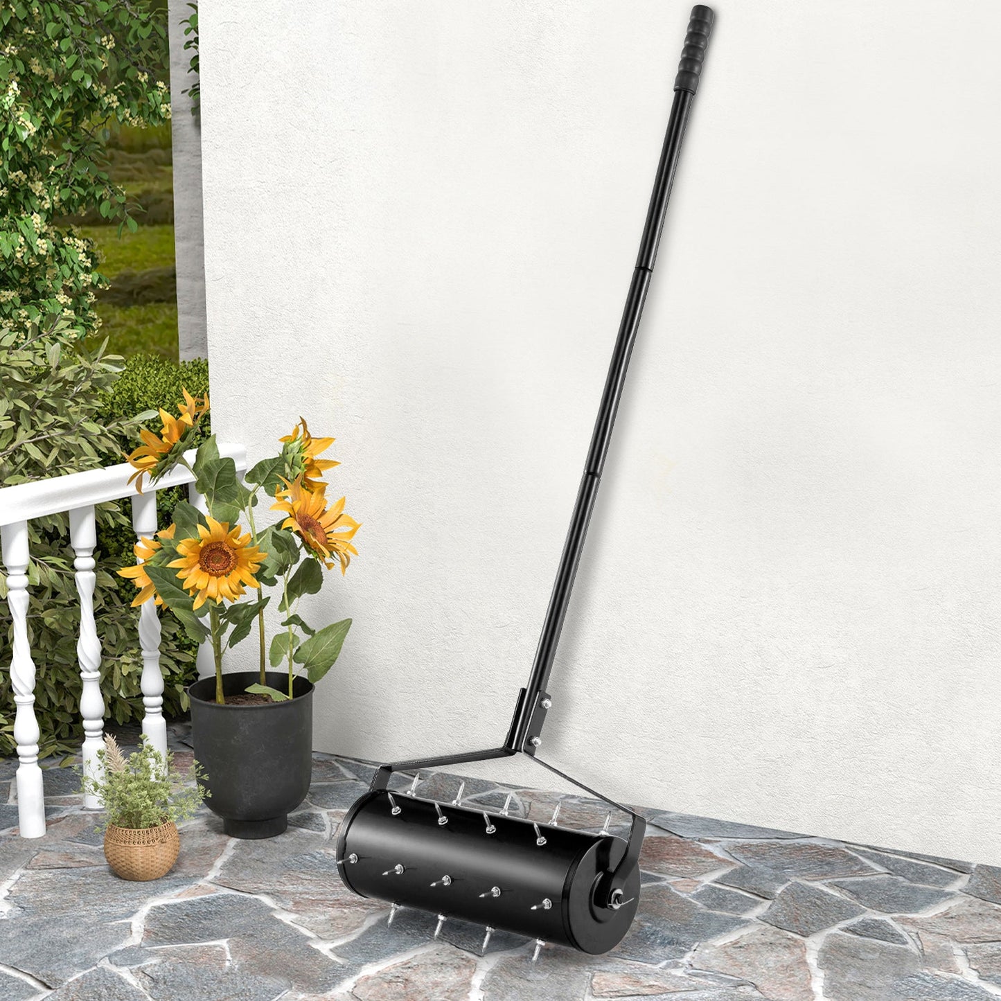 Aireador manual de césped de 18/21 pulgadas con mango desmontable - 18 pulgadas