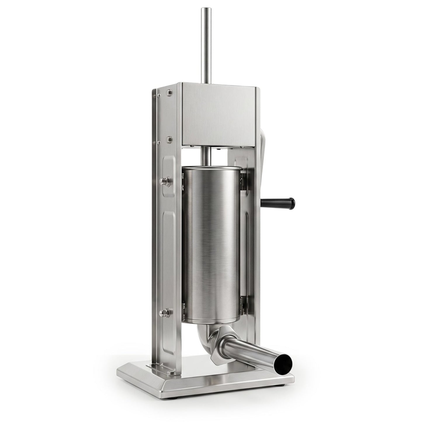 Manual sausage stuffer DirectDeals, stainless steel 4-tube design with dual-speed crank handle on Tampa Home & Garden Store