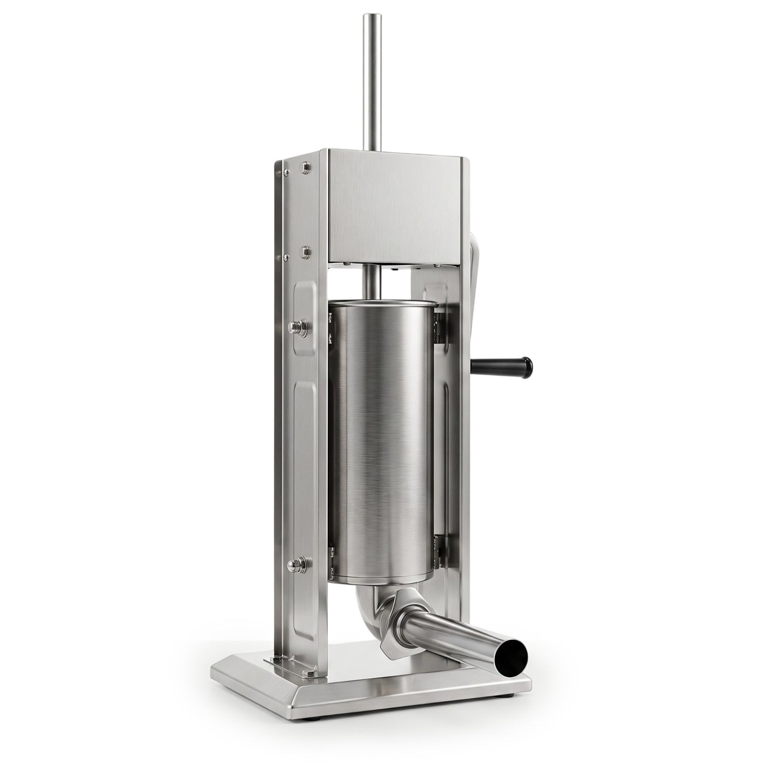Manual sausage stuffer DirectDeals, stainless steel 4-tube design with dual-speed crank handle on Tampa Home & Garden Store