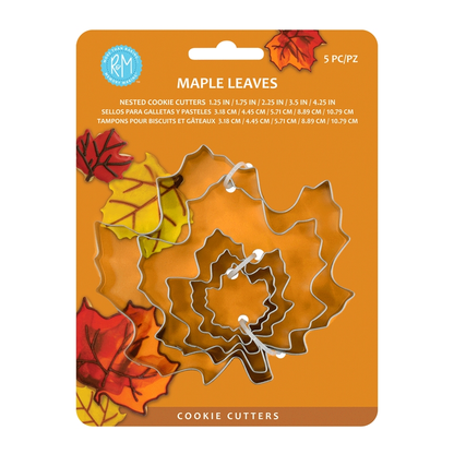 Maple Leaf 5 Pc Cookie Cutter Set - Tampa Home & Garden Store
