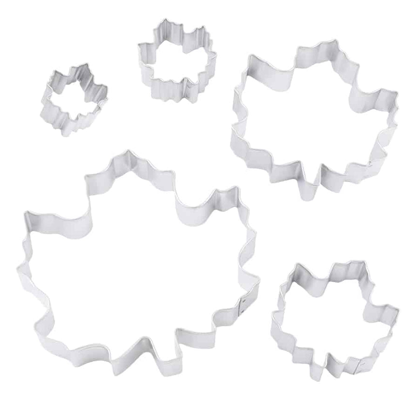 Maple Leaf 5 Pc Cookie Cutter Set - Tampa Home & Garden Store