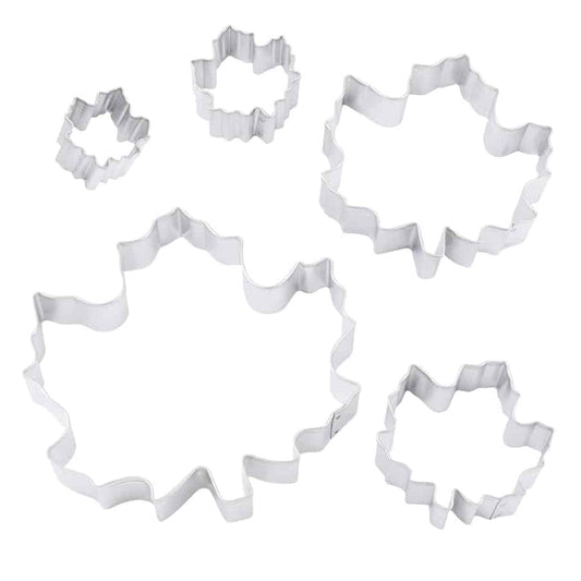 Maple Leaf 5 Pc Cookie Cutter Set - Tampa Home & Garden Store