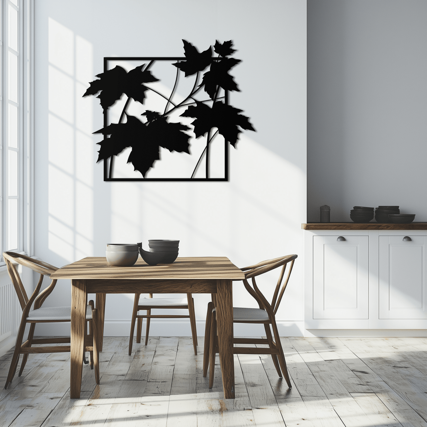 Maple Leaf Metal Wall Art - Steel Wall Decor for Home and Office - KAF012 - Tampa Home & Garden Store