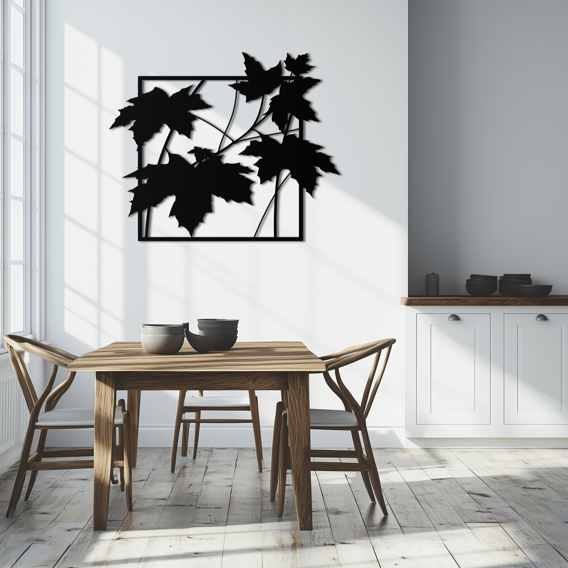Maple Leaf Metal Wall Art - Steel Wall Decor for Home and Office - KAF012 - Tampa Home & Garden Store